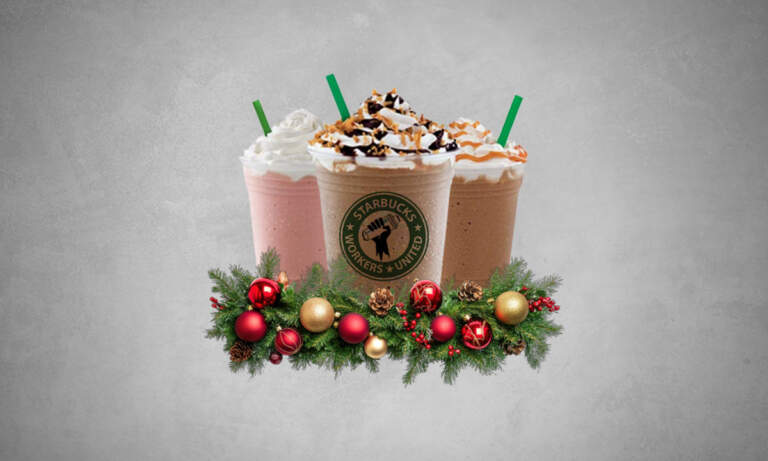 Huelga de Starbucks se expande a más de 300 tiendas en víspera de Navidad