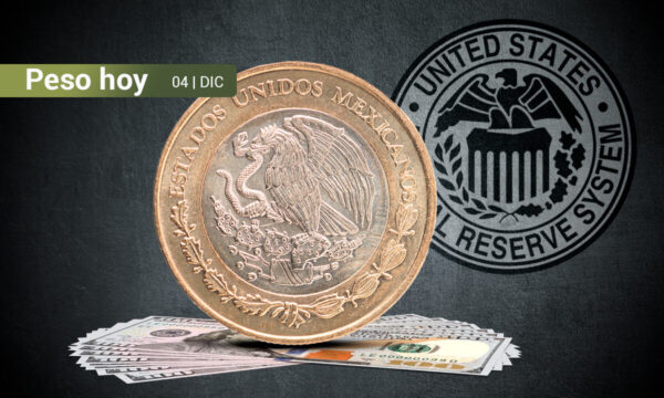 Peso mexicano abre con ligera pérdida tras conocer datos débiles de empleo en Estados Unidos