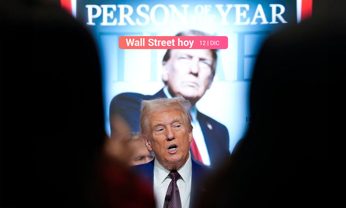 Donald Trump no da suerte a Wall Street, que cierra en rojo; la BMV no operó