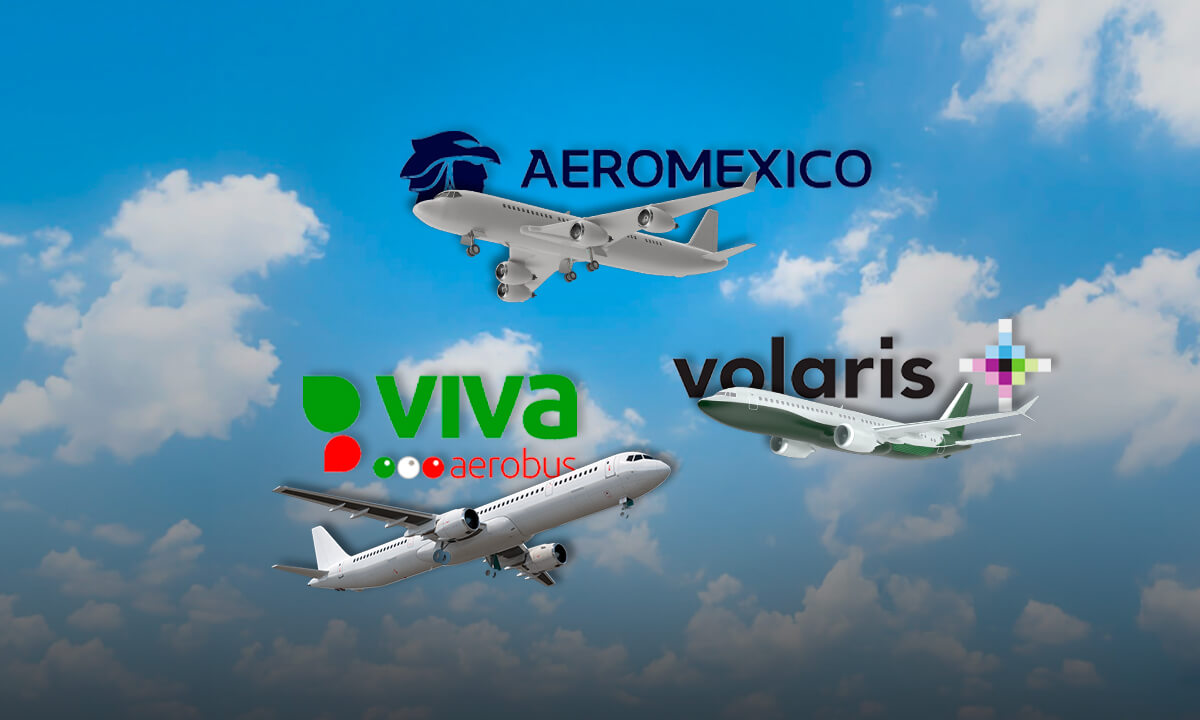 ¿Qué aerolíneas mexicanas transportaron más pasajeros en 2024?