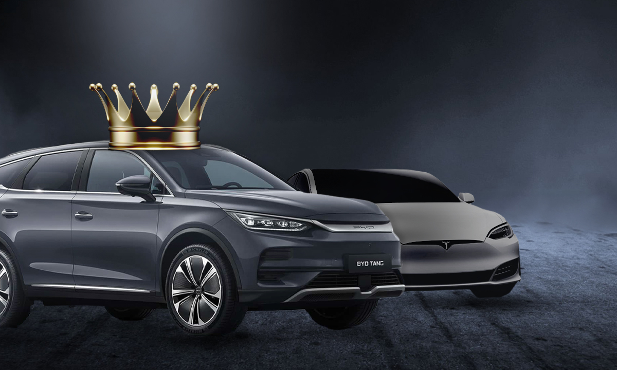 BYD toma ‘la corona’ de Tesla: ya es el mayor fabricante de autos eléctricos del mundo