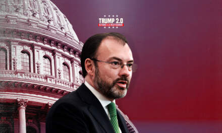 Luis Videgaray presente en la toma de posesión de Donald Trump