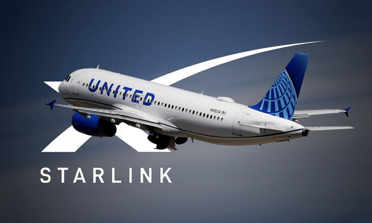 Este año, los vuelos de United Airlines ya tendrán internet de Starlink