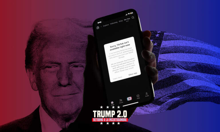 TikTok deja de funcionar en Estados Unidos y deposita sus esperanzas en Trump