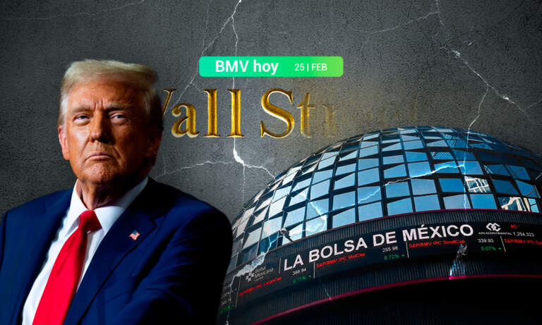 BMV retrocede y Wall Street cierra mixto; el S&P 500 suma cuatro caídas al hilo