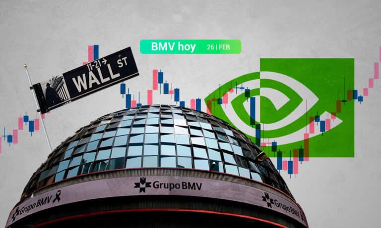 BMV sube y Wall Street cierra mixto; Nvidia entrega resultados sólidos