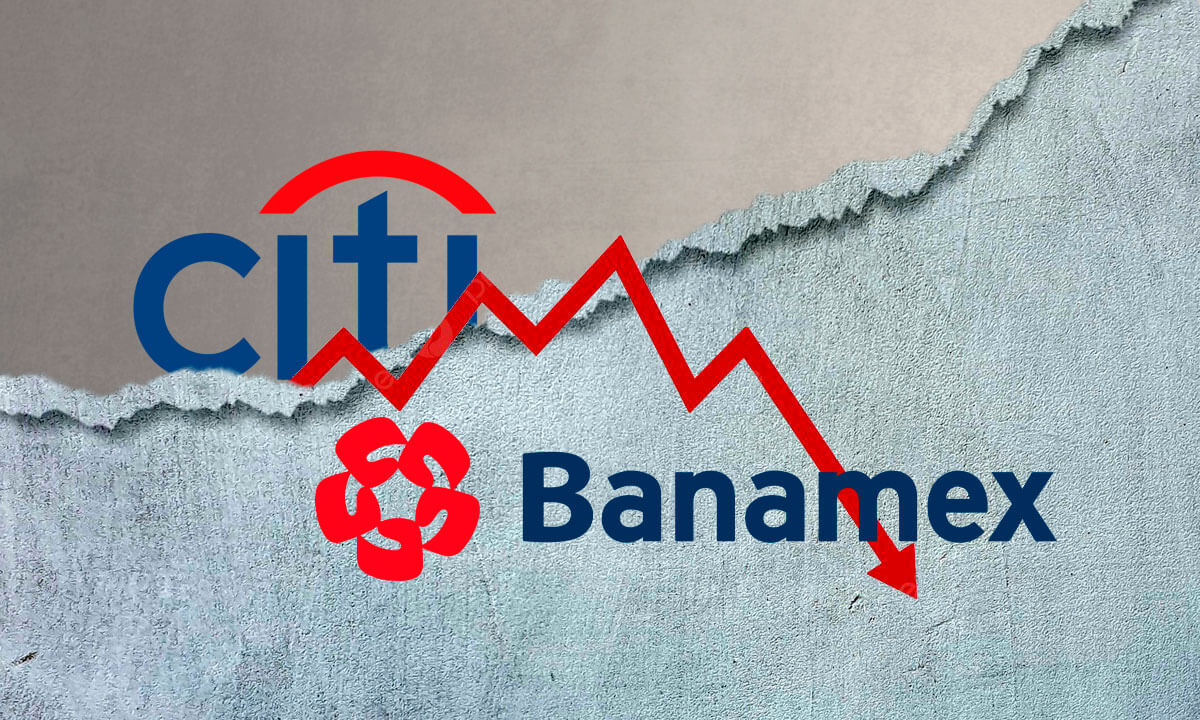 Banamex se hace más pequeño: separación de Citi le cuesta el 32% de sus activos