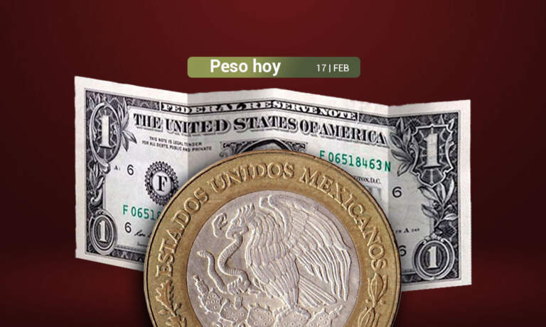 Peso mexicano suma cinco sesiones al alza en un día con pocas operaciones por feriado en EU