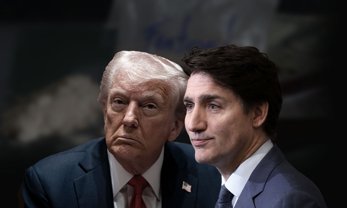 Donald Trump y Justin Trudeau sostienen llamada; pide EU mano dura al fentanilo