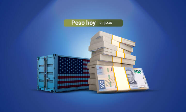 Peso cede ante el dólar al imponerse la incertidumbre por el impacto de los aranceles de Trump