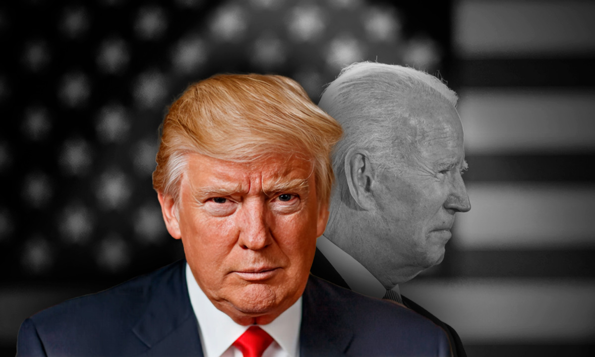 Donald Trump culpa a Joe Biden de la contracción del PIB de EU y pide paciencia a los estadounidenses