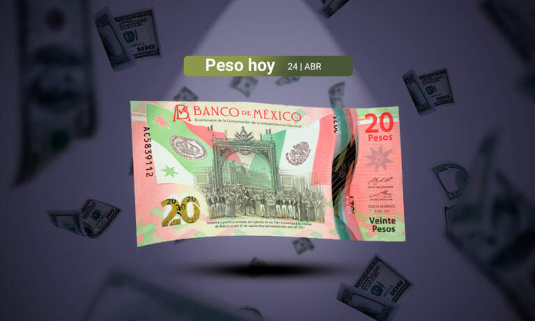 Peso aprovecha el debilitamiento global del dólar y se aprecia tras conocer la inflación de México