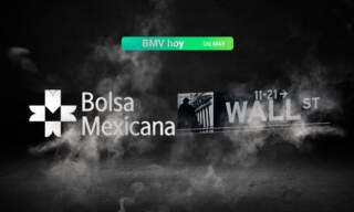 Agenda económica e incertidumbre comercial llevan a la BMV y a Wall Street a números rojos