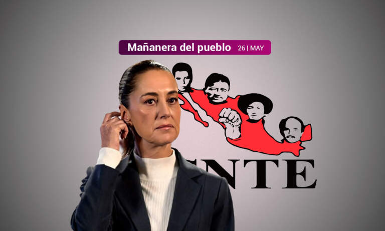 Claudia Sheinbaum rechaza presiones de la CNTE para boicotear la elección judicial