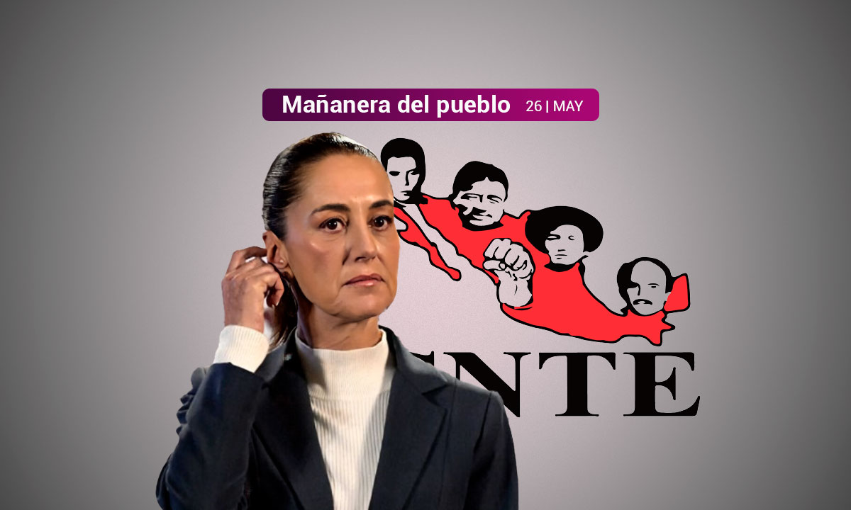 Claudia Sheinbaum rechaza presiones de la CNTE para boicotear la elección judicial