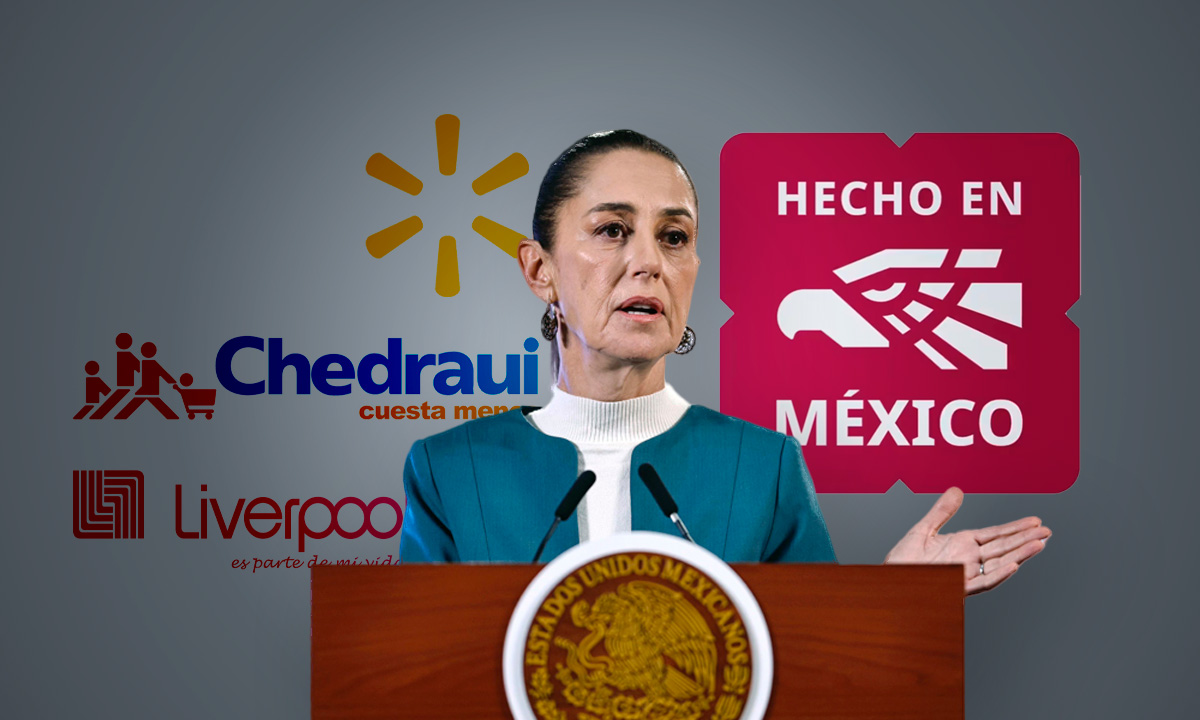 El plan Hecho en México de Sheinbaum, reto para Walmart, Liverpool y Sears