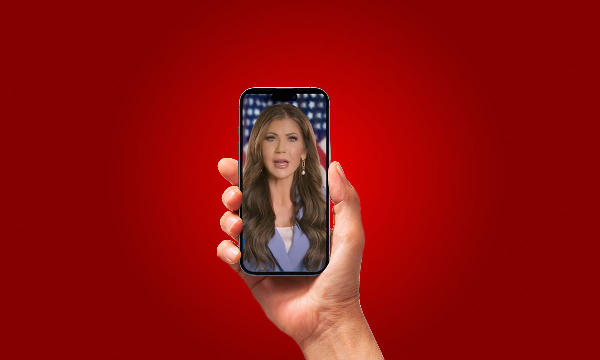 Kristi Noem lo hace de nuevo; ahora lanza spots antiinmigrantes a través de plataformas digitales
