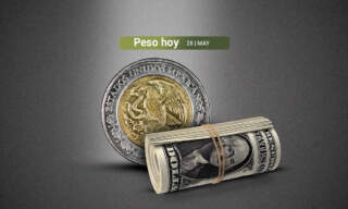 Peso cede ante el optimismo por el dólar y a la espera de las actas de Banxico y la Fed