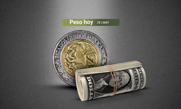 Peso cede ante el optimismo por el dólar y a la espera de las actas de Banxico y la Fed