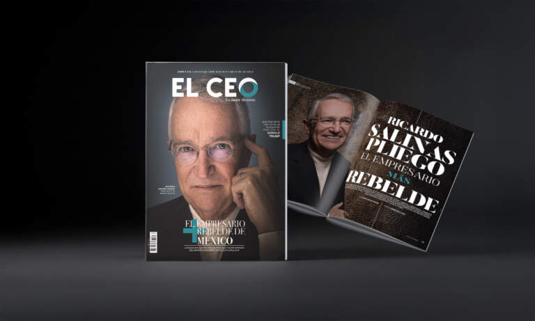 EL CEO lanza el #001 de su revista impresa; ‘Ricardo Salinas Pliego, el empresario rebelde de México’