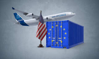 Unión Europea va por aranceles de 100,000 mde contra EU; Airbus respalda la medida