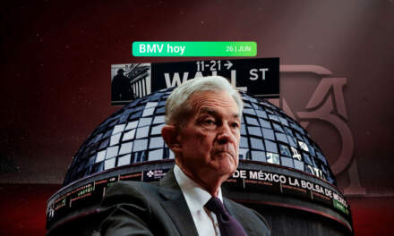 BMV retrocede y Wall Street avanza tras las palabras de Powell y a la espera de Banxico