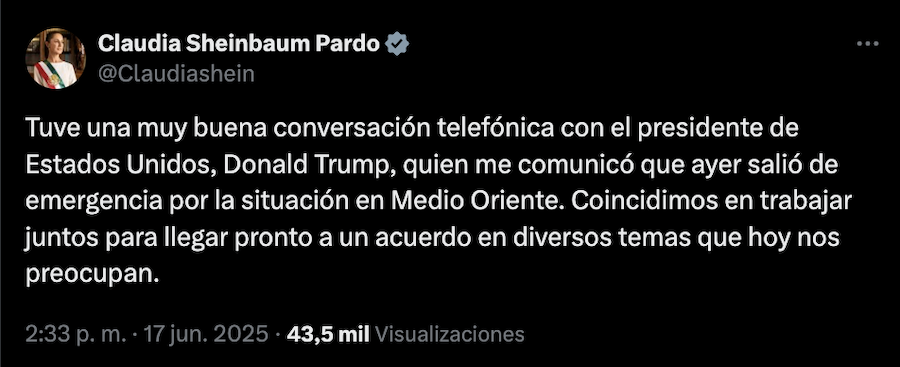 Claudia Sheinbaum Donald Trump