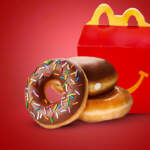Donas de Krispy Kreme se van de la Cajita Feliz de McDonald’s: empresas concluyen alianza