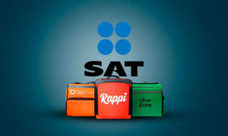 SAT aclara reglas fiscales para repartidores y conductores de apps como Uber y Rappi