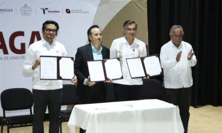 Tamaulipas y Cenagas firman convenio para la modernización de gasoductos