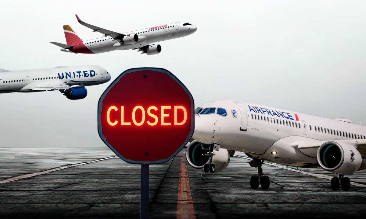 Estas son las aerolíneas que suspendieron vuelos a Medio Oriente por conflicto entre Irán, Israel y EU