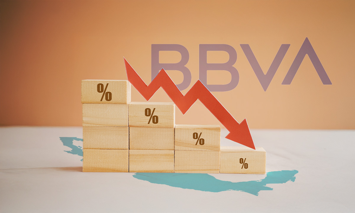 BBVA prevé caída de 0.4% del PIB de México en 2025