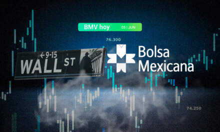 BMV cede terreno mientras índices de Wall Street operan en verde