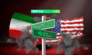 BMV cede y Wall Street avanza a la espera del desarrollo del conflicto en Medio Oriente
