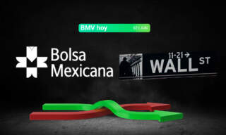 Mercados amanecen mixtos: BMV apunta ganancias y Wall Street retrocede