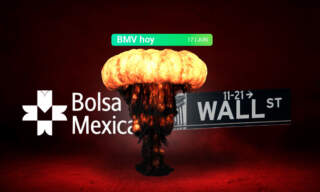 BMV y Wall Street se suman al nerviosismo por la escalada en el conflicto de Medio Oriente