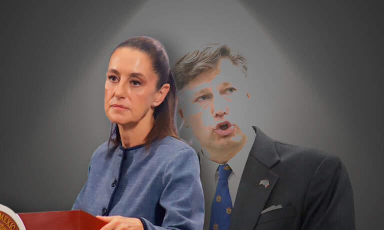 Claudia Sheinbaum expresó su rechazo a redadas migratorias en reunión con Christopher Landau