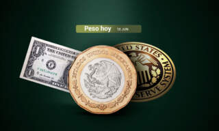 Peso doblega al dólar ante el menor nerviosismo por Medio Oriente y a la espera de la Fed