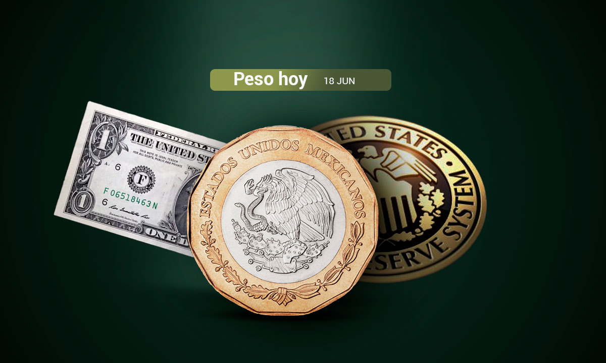 Peso doblega al dólar ante el menor nerviosismo por Medio Oriente y a la espera de la Fed