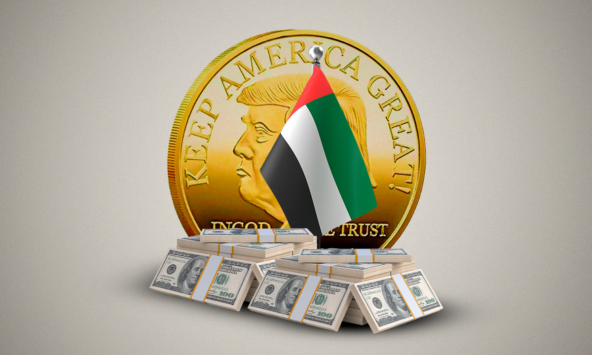 Fondo de Emiratos Árabes invierte 100 mdd en empresa de criptomonedas de Donald Trump