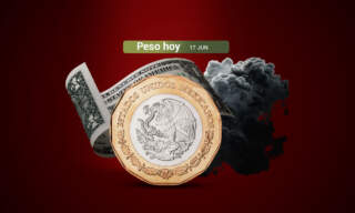 Peso cede ante un dólar fortalecido por el latente conflicto en Medio Oriente