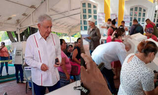 AMLO reaparece: acude a votar en la elección al Poder Judicial