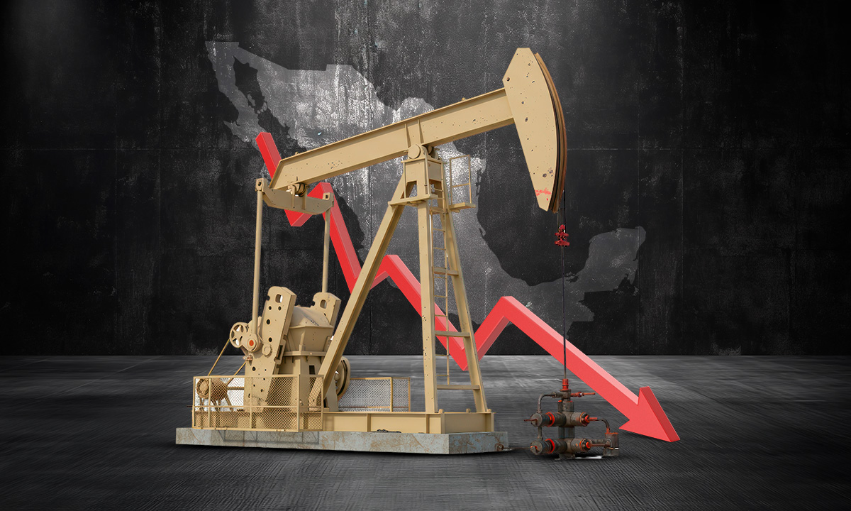 Producción petrolera en México bajará casi 30%, la mayor caída a nivel mundial