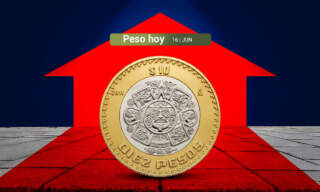Peso mexicano suma cuatro sesiones por debajo de los 19 por dólar y perfila su mejor nivel en 10 meses