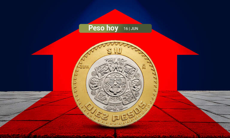 Peso mexicano cierra sesión por debajo de los 19 por dólar; mejor nivel desde agosto de 2024