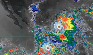 Seguirán las fuertes lluvias: Barry se disipa en Tamaulipas y Flossie se acerca a Guerrero