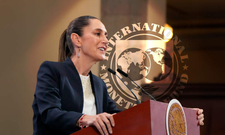 Claudia Sheinbaum rechaza previsiones del FMI: PIB crecerá más de lo esperado, afirma