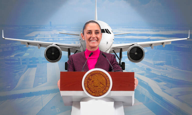 Claudia Sheinbaum va por diálogo con aerolíneas de EU