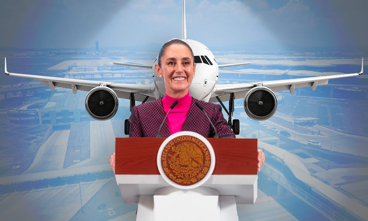 Claudia Sheinbaum va por diálogo con aerolíneas de EU