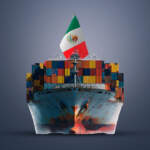 Exportaciones marítimas de México caen por política comercial de Donald Trump